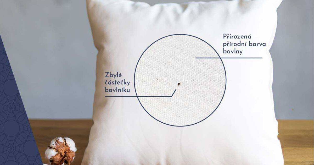 Po rozbalení krabice jsme dostali informační leták týkající se funkčnosti nanovláken a údržby prostěradla. Trochu nás zarazilo, že je na prostěradle pár černých teček. Na webových stránkách jsme ale pak našli, že jde o pozůstatky bavlníku, což dokazuje, že bavlna je opravdu bio a nebyla nijak bělená ani barvená.