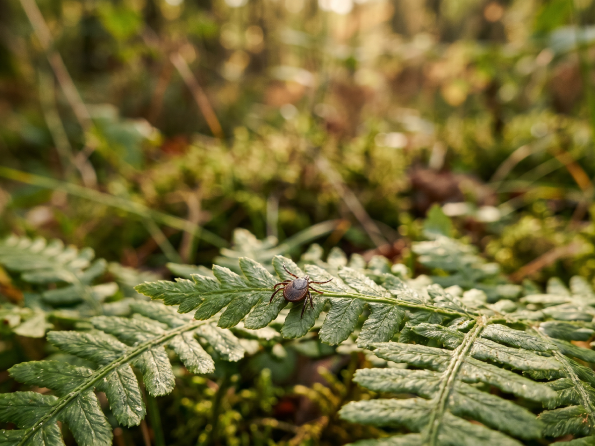 alfa-gal syndrom — klíště Ixodes ricinus v přírodě